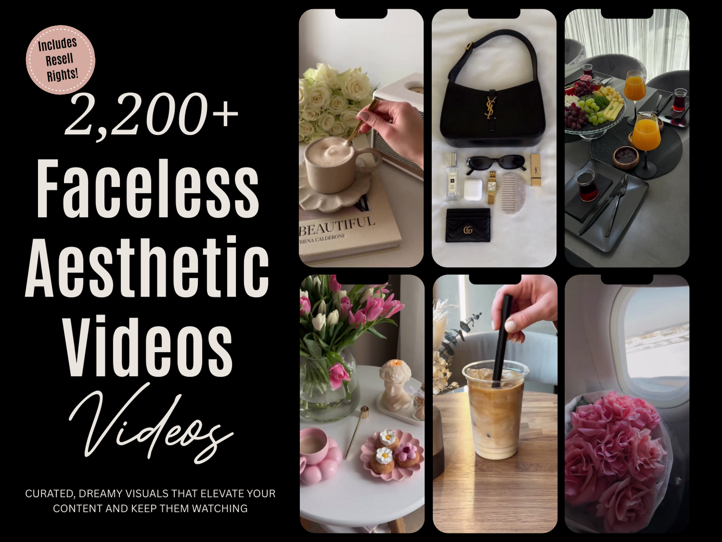 Mega Content Bundle: 8,000+ Faceless Videos + Resale Rights