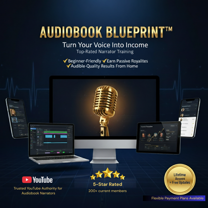 Audiobook Blueprint: The Professional Narrator System