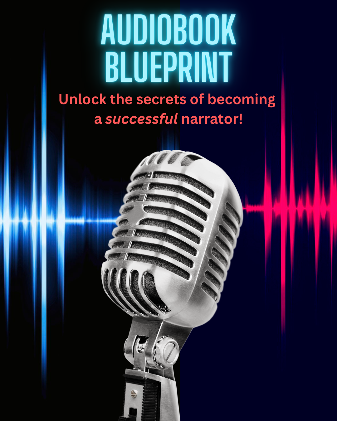 The Audiobook Blueprint narration course is the roadmap to become a successful narrator and earn money reading books from home on platforms like Audible with no experience. Taught by Nikki Connected, who earned 5 contracts from her first audition.