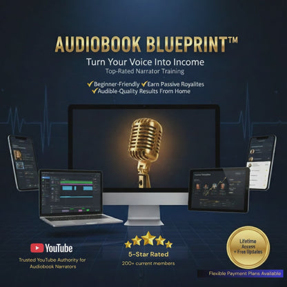 Audiobook Blueprint: The Professional Narrator System