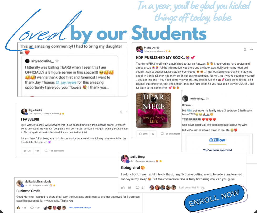 Royale Business Academy testimonials