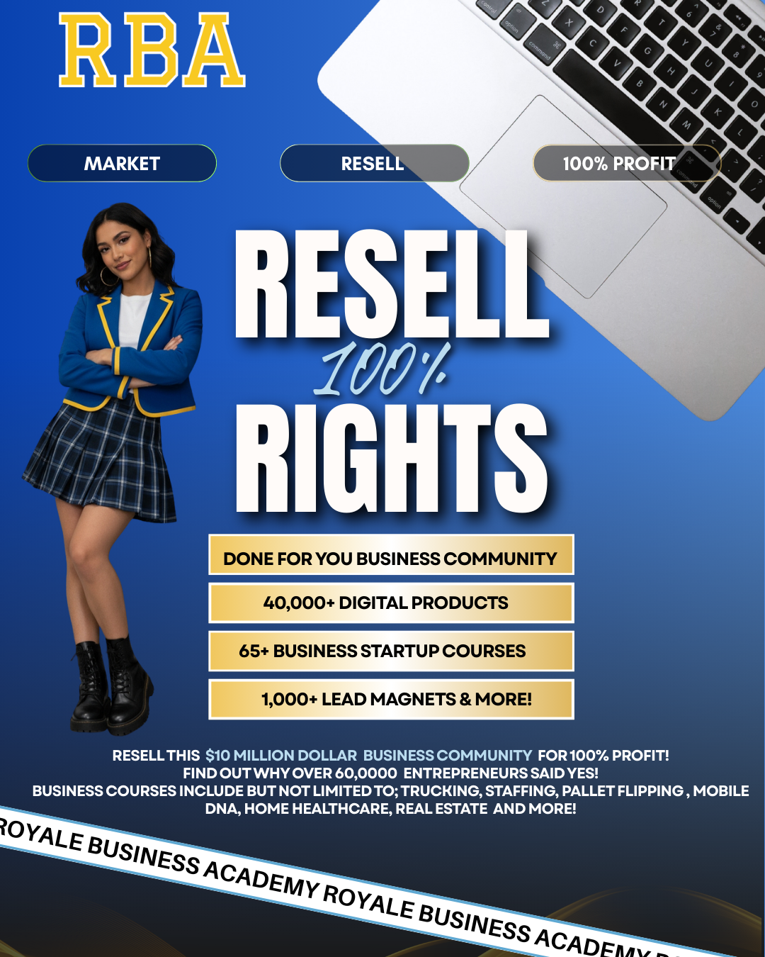 Royale Business Academy resell rights