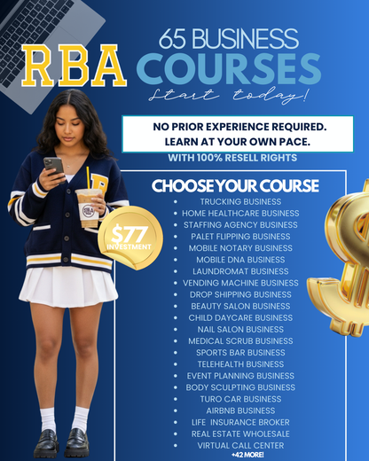 Royale Business Academy:The Ultimate Online Business University 65+ Courses
