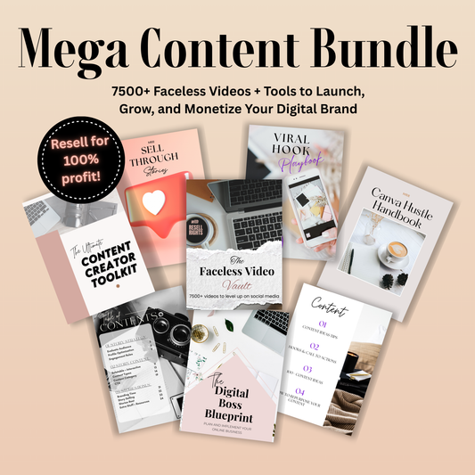 Mega Content Bundle: 8,000+ Faceless Videos + Resale Rights